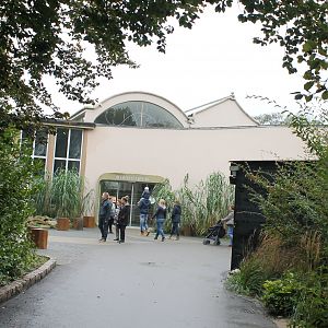 Entrance Rhino - Hippo indoor-enclosures