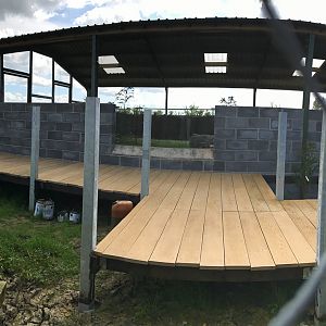 Future exhibit (construction progress) : Hamerton : 14 May 2017