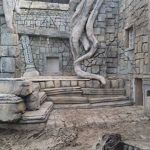 Lost Kingdom - Komodo dragon outdoor exhibit