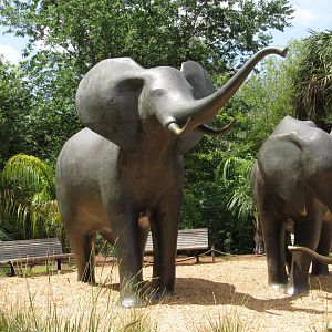 Life Sized African Elephant Sculptures
