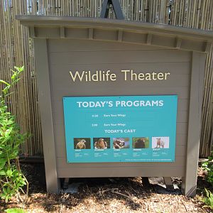 Wildlife Theater (new sign in 2017)