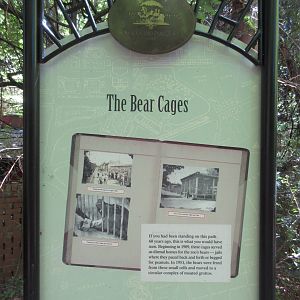 Old Bear Exhibit Sign