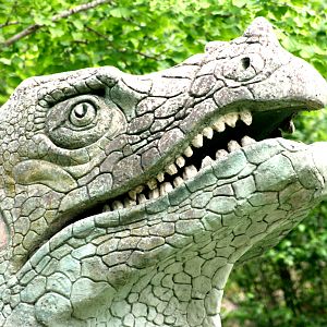 Dinosaur statue; Crystal Palace; 28th May 2017