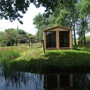 28/5/2017 View of new housing on one of the Lemur enclosures