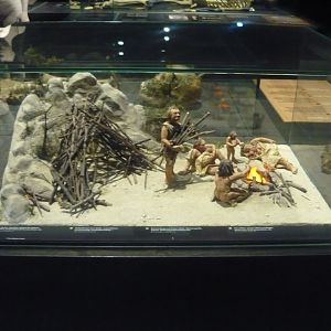 Neanderthal diorama