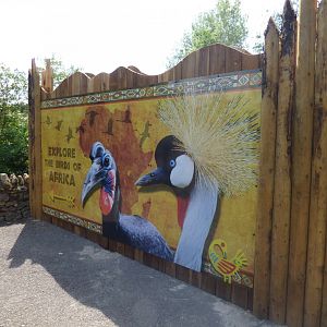 Entrance to 'Birds of Africa'