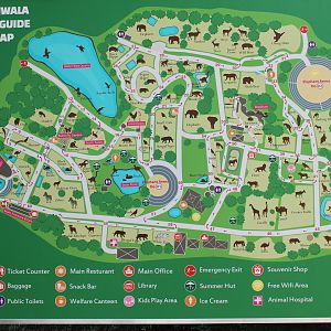 Colombo Zoo map-board