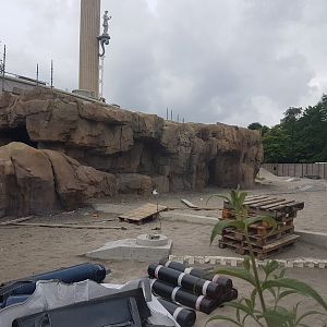 New Gelada-enclosure under construction