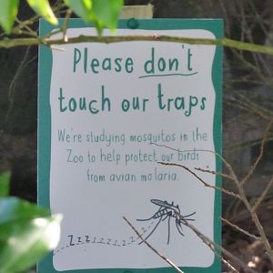 Signage by the old Condor Cliffs