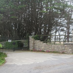 Entrance - on a foggy day