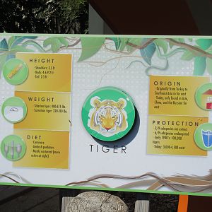 Tiger Island - Sign