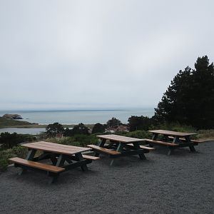 View of Pacific Ocean from Marine Mammal Center