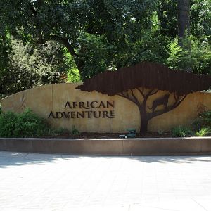African Adventure - Entrance Sign