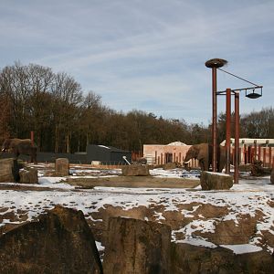 Elephant enclosure