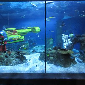 LEGO Figures in the Shark Tank