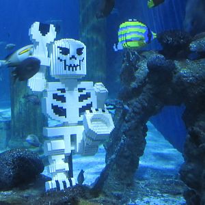 LEGO Figures in the Shark Tank
