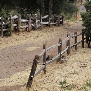 Road near parking lot
