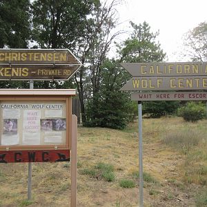 Entrance Signs (at base of mile-long dirt road)