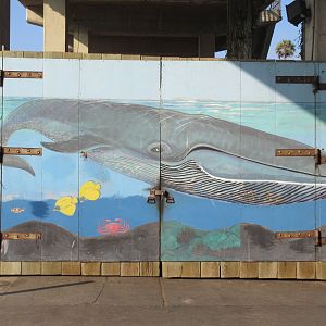 Mural (outside of the tiny aquarium)