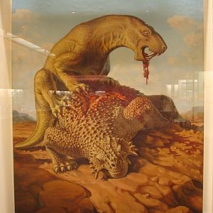 Inostrancevia and Scutosaurus reconstruction