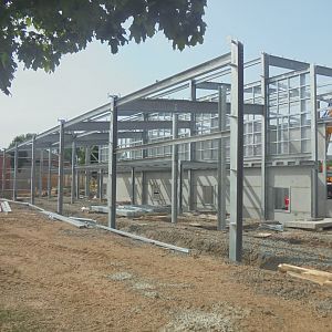 Chimp House Construction.