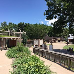 Area in front of Grizzly Bear exhibit