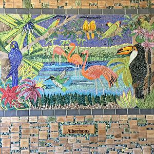 Mural at Conservation Center entrance