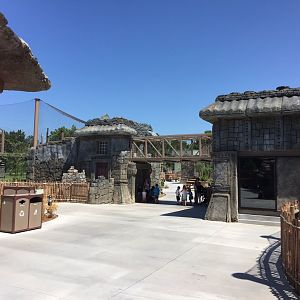 Lost Kingdom  - View north from snow leopard area