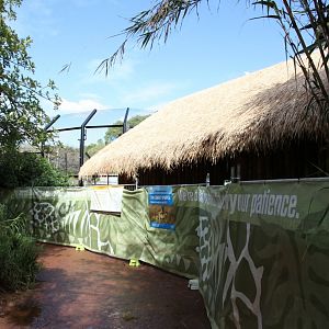 African Lion Enclosure Under Construction.