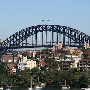 Sydney Harbour Bridge viewed from Taronga