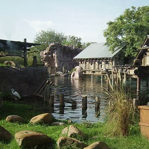 Primate and Hippo Enclosures - Edge of Africa