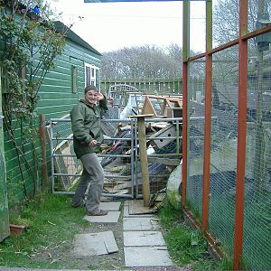 Entrance to iguana house Animalarium