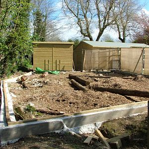 Fishing Cat enclosure site at Newquay Zoo 11/04/09