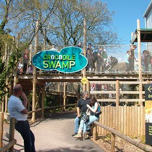 Crocodile Swamp at Paignton Zoo 12/04/09