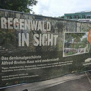 Alfred-Brehm House Redevelopment Signage