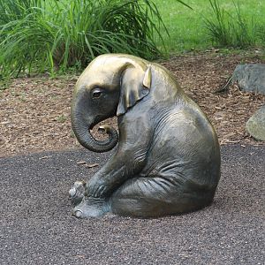 Detroit Zoo - Elephant Statue