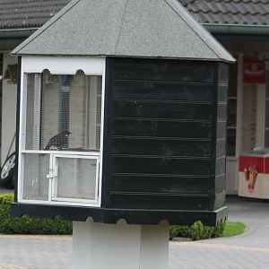 Enclosure Black-throated laughing-thrush