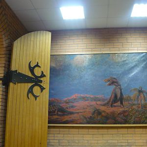 "Tarbosaurus and Talarurus" by Flerov K.K.