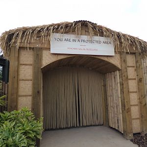 Entrance to Sun Bear Viewing Area