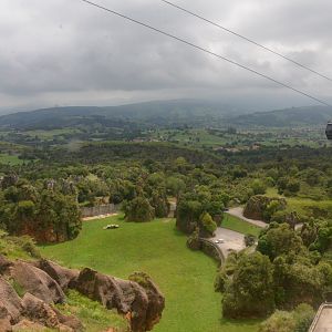 View Across Lion Enclosure at Cabarceno, 08/07/17