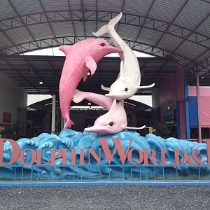 Statue at entrance area