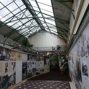 Exhibit about the zoo's history