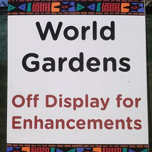 Walkabout Austarlia - World of Gardens Sign