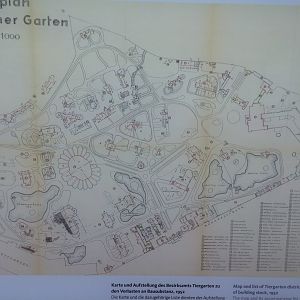 Old zoo map