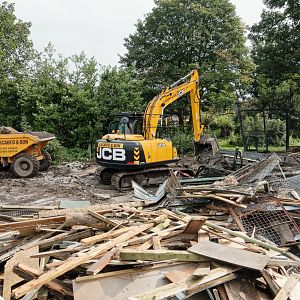Tiger Enclosure Demolition - 26/08/2017