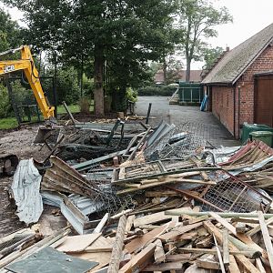 Tiger Enclosure Demolition - 26/08/2017