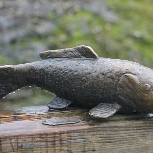 Statue Koi-carp