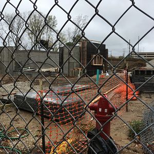 Otter Exhibit Construction