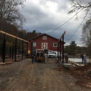 New Front Entrance Construction