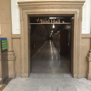 Bird Hall Entrance
